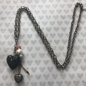 NWT Handmade vintage cluster necklace